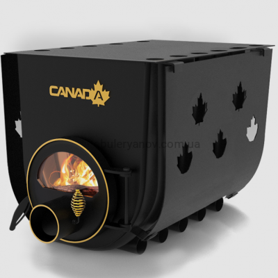Піч булерьян з плитою Canada Тип 03 + скло і захисний кожух